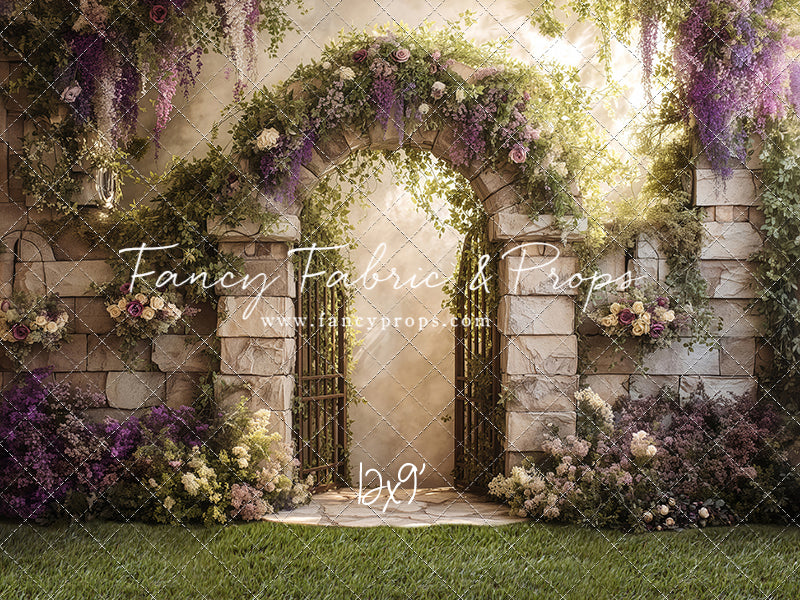 Amethyst Garden Gate - With Sweep Option