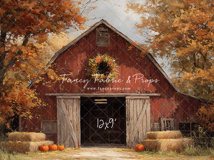 Autumn At Red Oak Farm - with Sweep Option