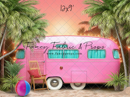 Barbie's Glamper Getaway - Sand Floor - With Sweep Option