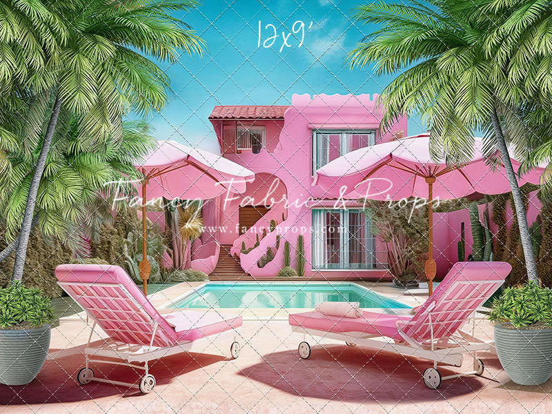 Barbie's Poolside Vacation - Pavement Floor - With Sweep Option