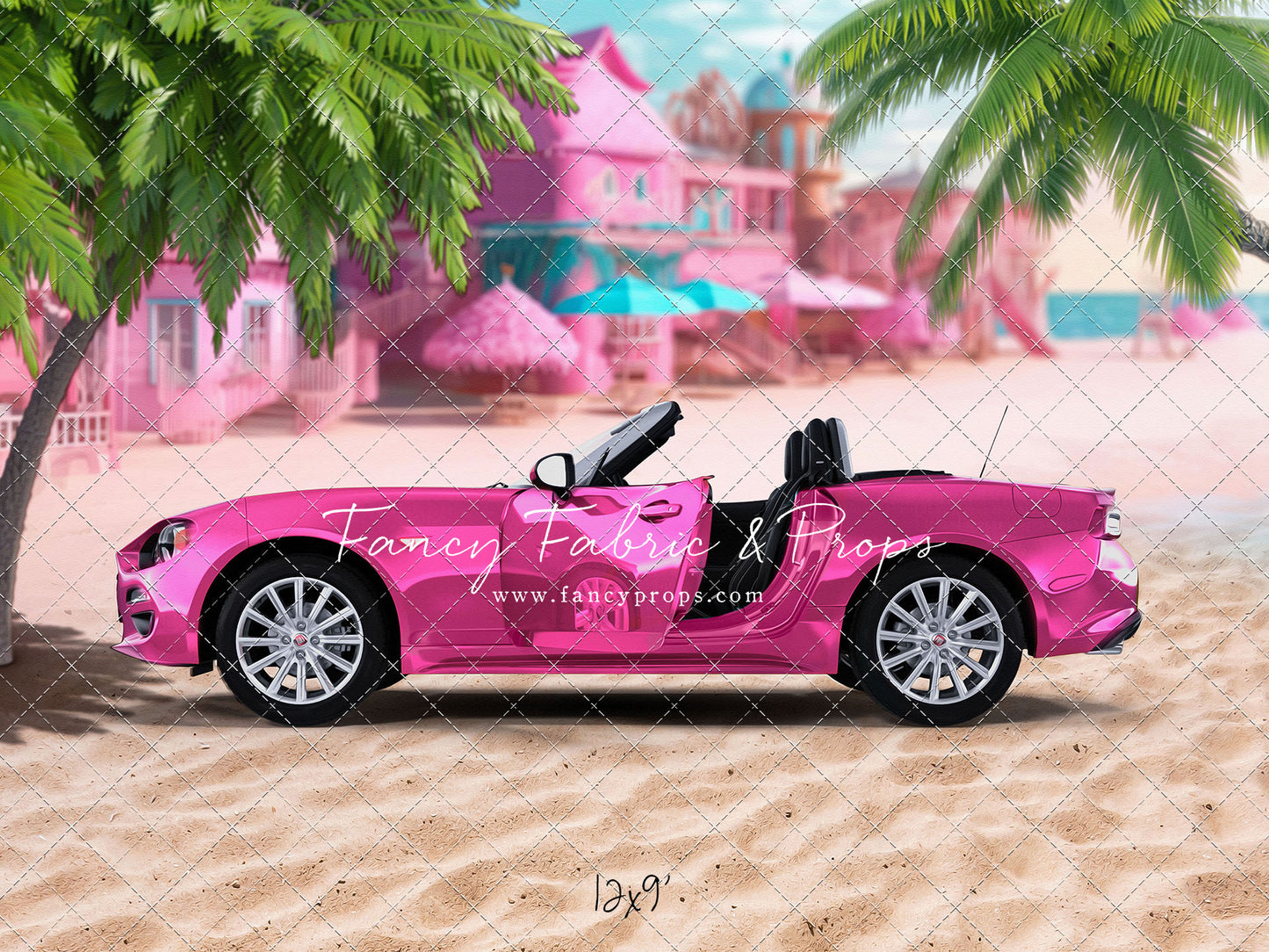 Beach Convertible -Pink - With Sweep Option