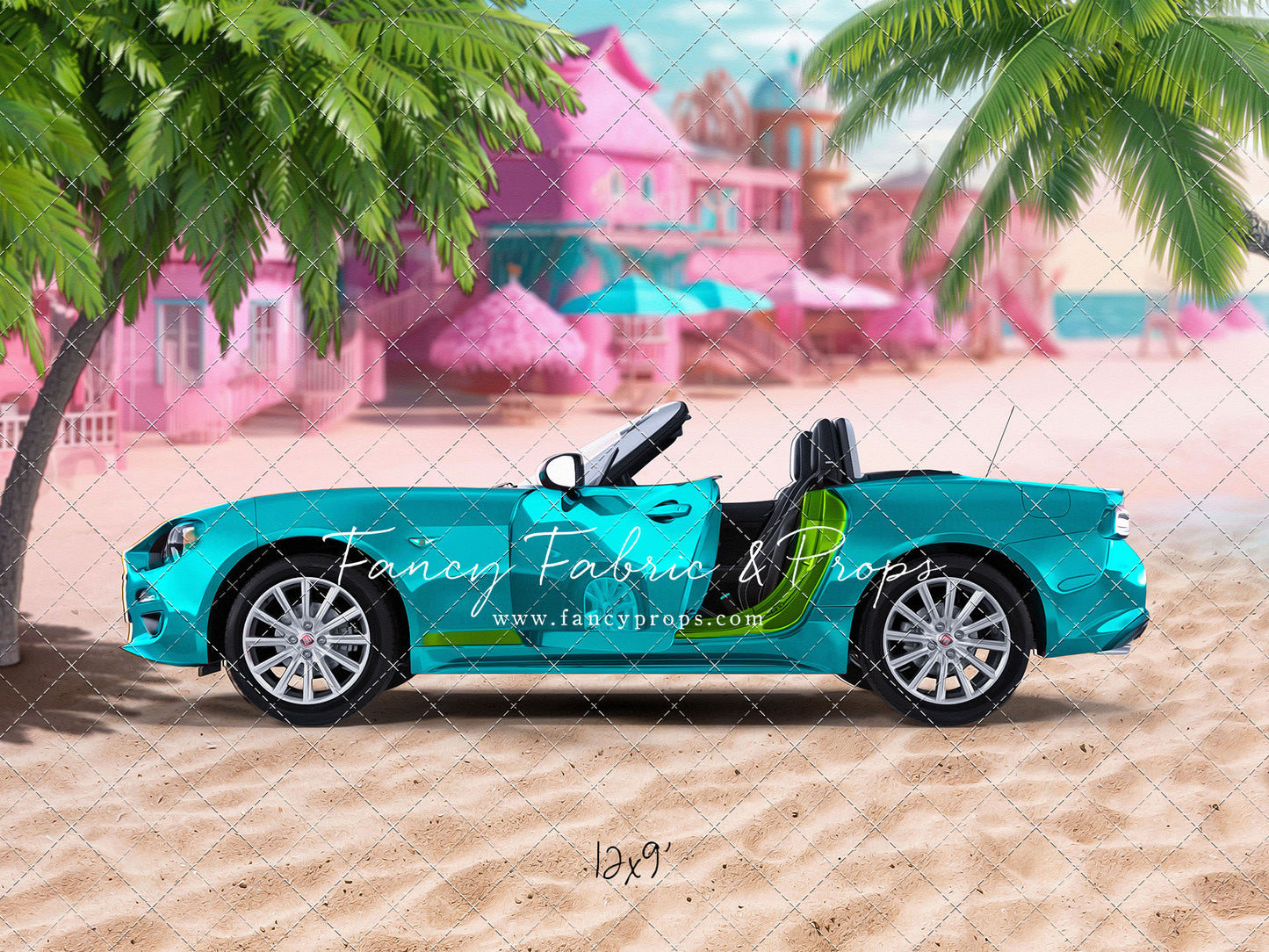 Beach Convertible -Teal Blue - With Sweep Option