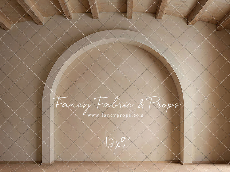 Beige Elegant Arch - Wood Floor - With Sweep Option