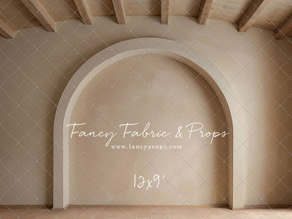 Beige Elegant Arch - Wood Floor - With Sweep Option