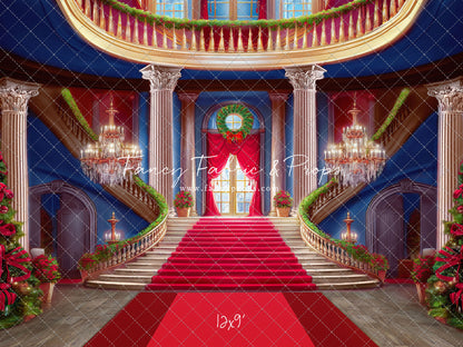 Belle's Royal Staircase - Red Carpet - With Sweep Option