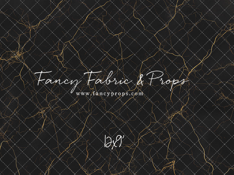 Black & Gold Marble - Floor