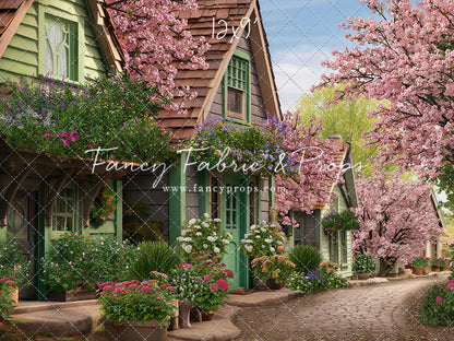 Blossoming Spring Country Road - With Sweep Option