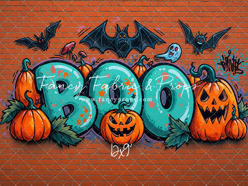 Boo Crew Graffiti Wall - With Sweep Option