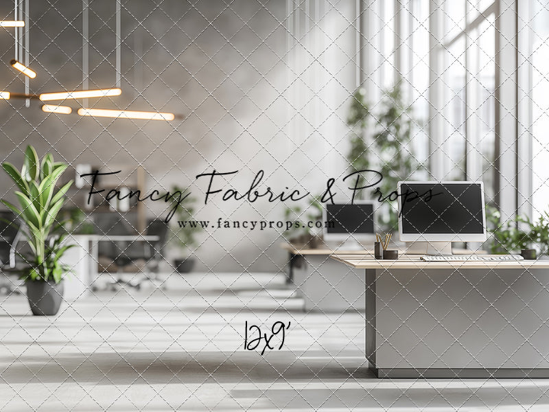 Bright & Modern Workspace - With Sweep Option