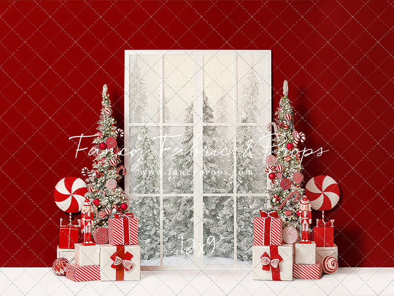 Candy Cane Window
