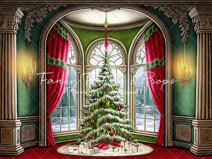 Cathedral Christmas - Red Carpet Option - with Sweep Option