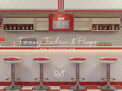 Cherry Cream Diner - With Sweep Option