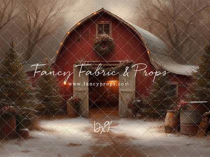 Christmas Barn Glow - with Sweep Option