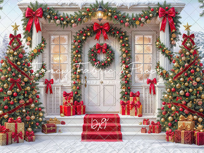 Christmas Front Porch Classic - With Sweep Option
