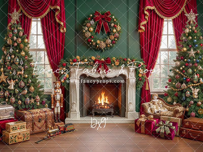 A Christmas Keepsake Parlor - with Sweep Option