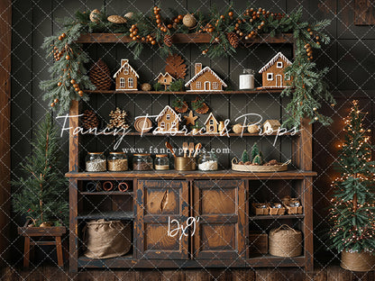 Christmas Kitchen Charm - With Sweep Option