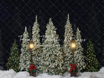 Christmas Cottage Trees