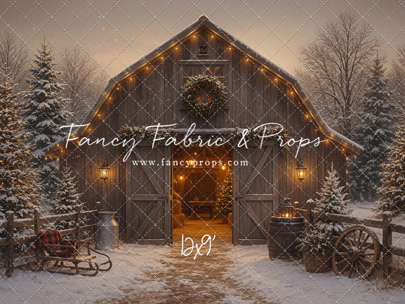 Christmas In The Timber Barn - with Sweep Option