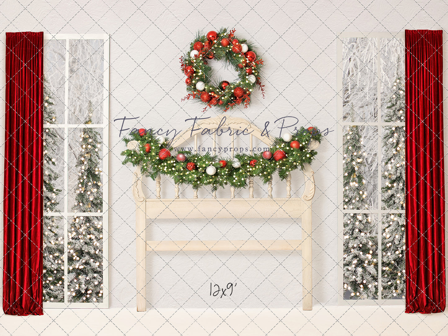 Classic Christmas Headboard