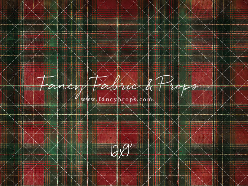 Classic Christmas Plaid - With Sweep Option