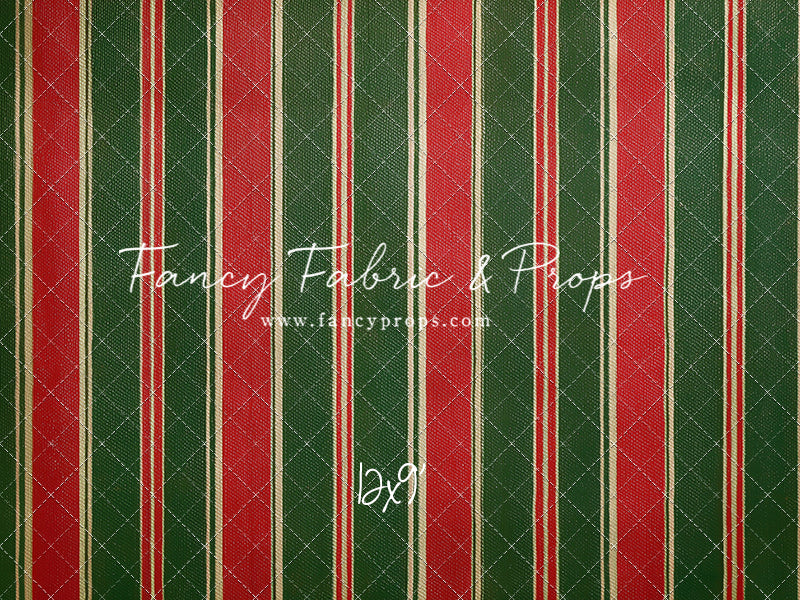Classic Christmas Stripe - With Sweep Option