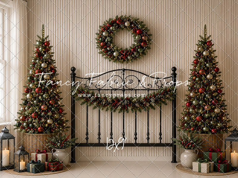 Classic Festive Headboard - with Sweep Option