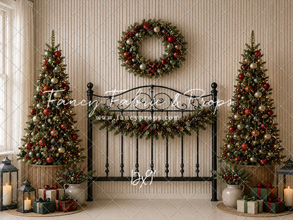 Classic Festive Headboard - with Sweep Option