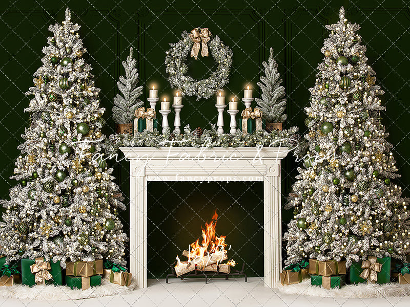Classy Gold & Greens Mantle