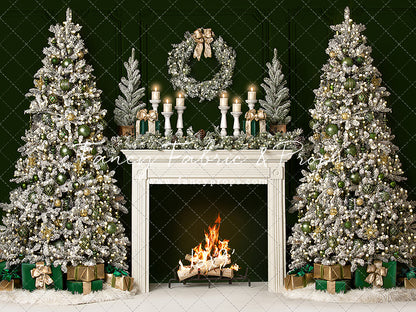 Classy Gold & Greens Mantle