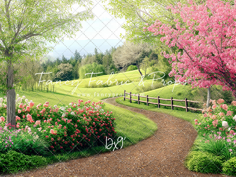 Country Road In Bloom - With Sweep Option