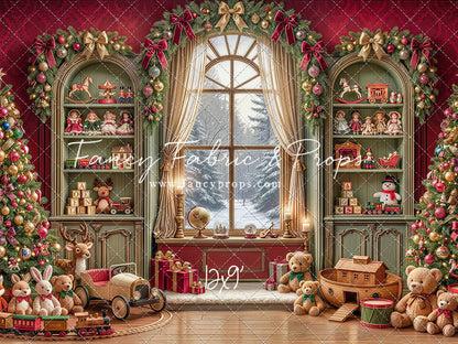 Darling Damask Christmas - with Sweep Option