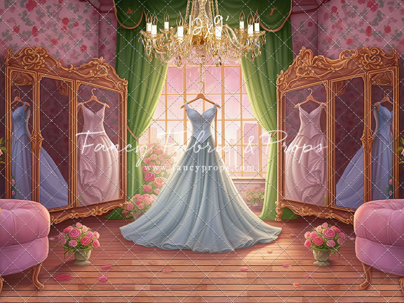 Dress Like A Princess - Ice Blue Dress - With Sweep Option