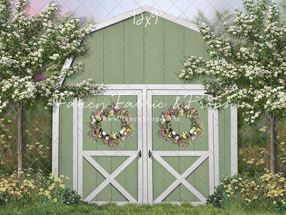 Easter Blossoms Barn - With Sweep Option