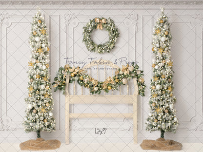 Elegant Gold Headboard