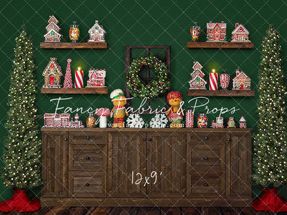 Evergreen Gingerbread Baking Kitchen