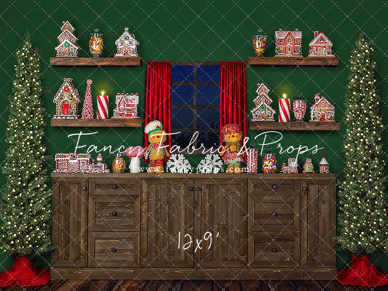 Evergreen Gingerbread Kitchen With A View