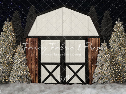 Modern Christmas Barn - No Light