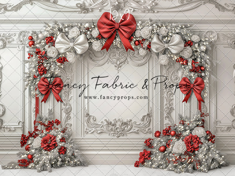 Fancy Red & White Wall - with Sweep Option