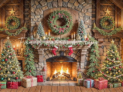Fireside Christmas Magic - with Sweep Option