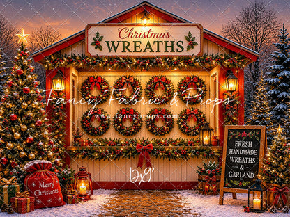 Freshly Made Wreath Station - with Sweep Option