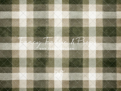 Frosted Pine Plaid - With Sweep Option