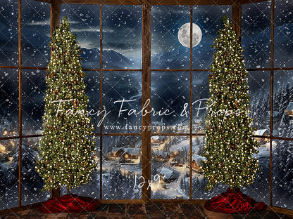 Frosted Village Bay Window