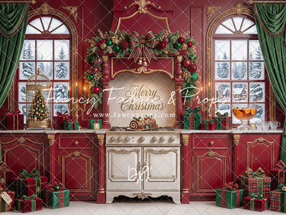 Gilded Cranberry Kitchen - With Sweep Option