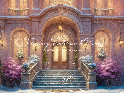 Glistening Snowy Entry - With Sweep Option