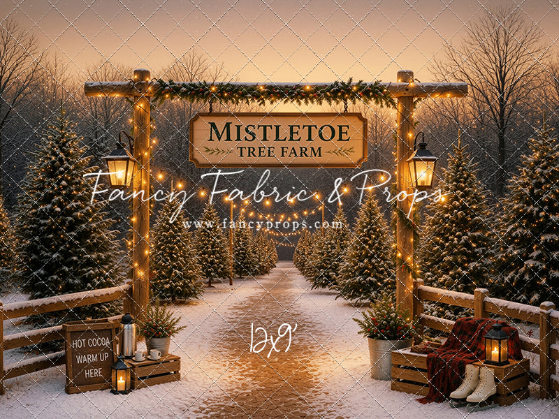 Golden Glow Christmas Farm - with Sweep Option