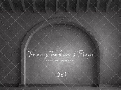 Gothic Gray Archway - Solid Floor - With Sweep Option