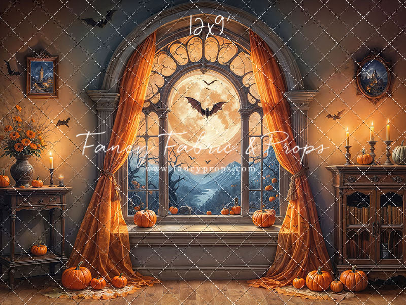 Gothic Moonlit Window - With Sweep Option