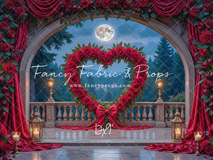 Heart of Roses - With Sweep Option