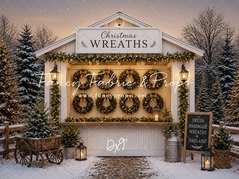 Holly Wreath Stand - with Sweep Option