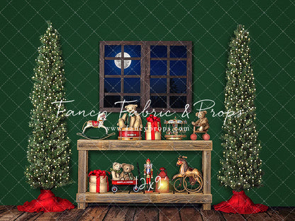 Holly Jolly Workshop Window